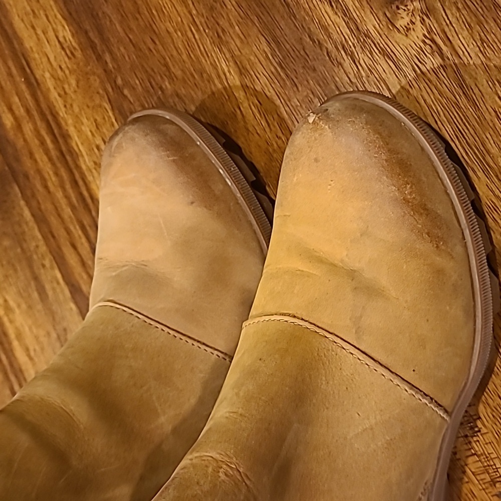 Sorel Lea Wedge Joan of Arctic Chelsea Wedge Camel Brown 7.5 waterproof - Picture 2 of 8